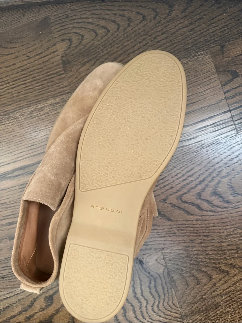 Peter Millar Excusrionist Slip-On Suede Casual Shoes - Tan